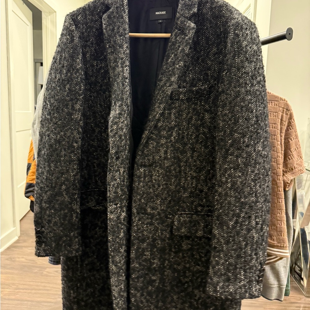 Mackage Black and Gray Coat